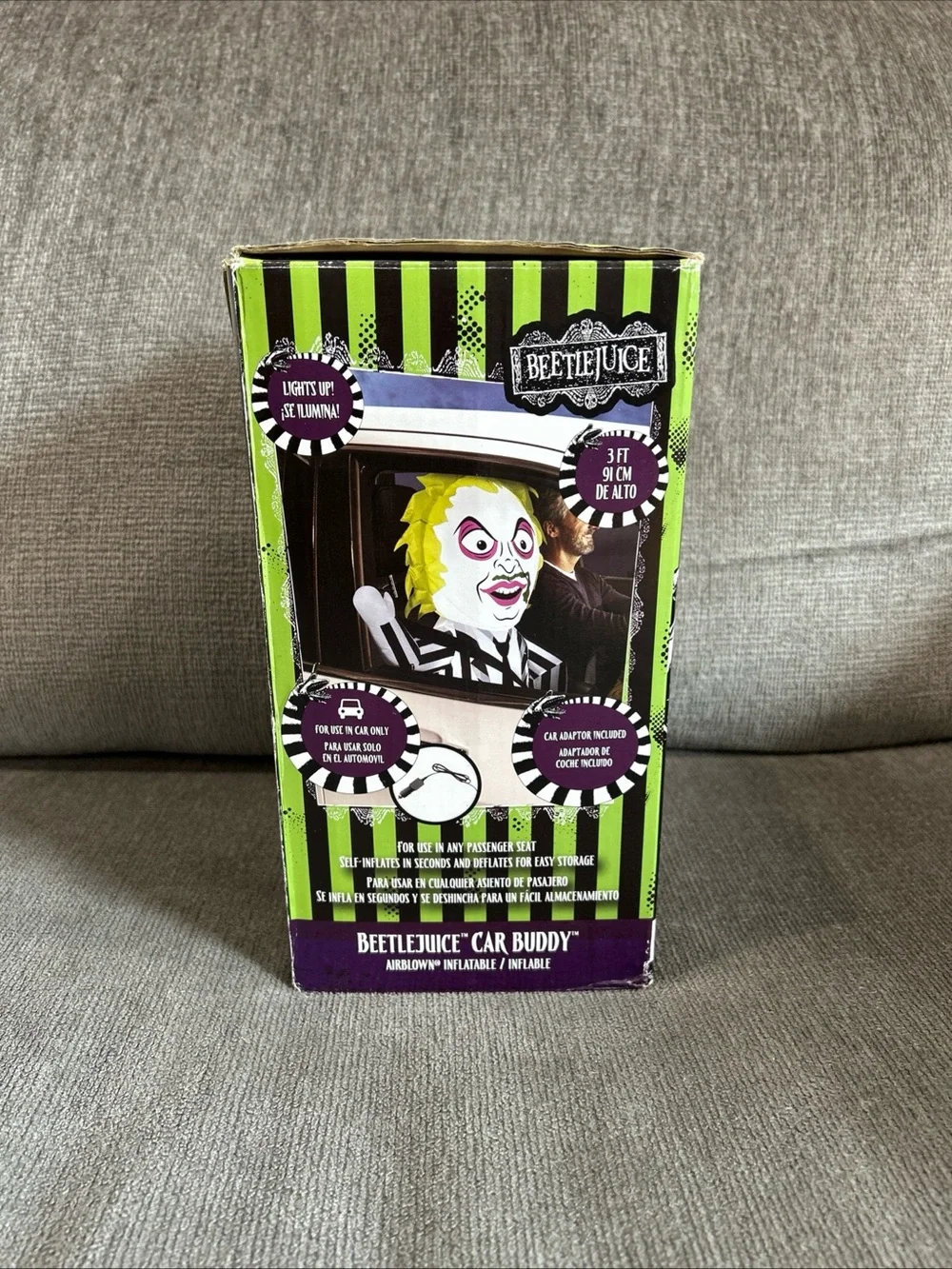 Gemmy Airblown Inflatable Beetlejuice CarBuddy Halloween